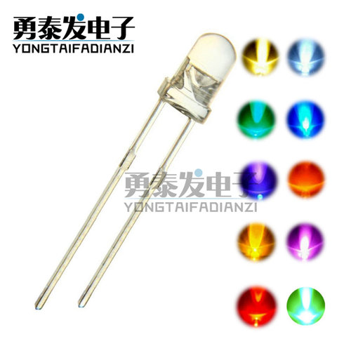F5/F3/5MM白发LED二极管
