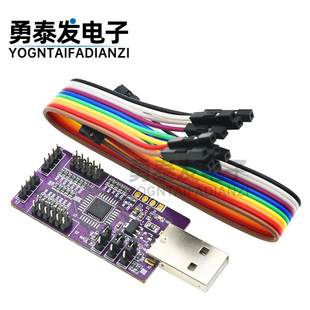 USB转UART,I2C,SPI(带4路ADC,4路PWM,8数字IO及NRF2401测试软件)