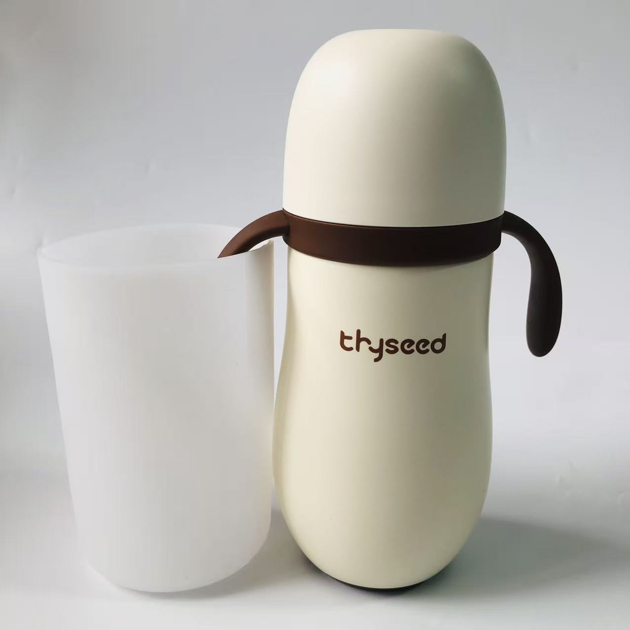 加厚硅胶杯套【世喜】小月龄保温杯硅胶杯套防滑防磨保温全包耐磨图片