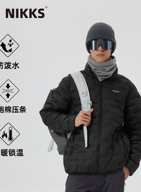 Nikko日高棉服男款冬季加厚保暖棉衣防跑棉压条防泼水休闲外套女