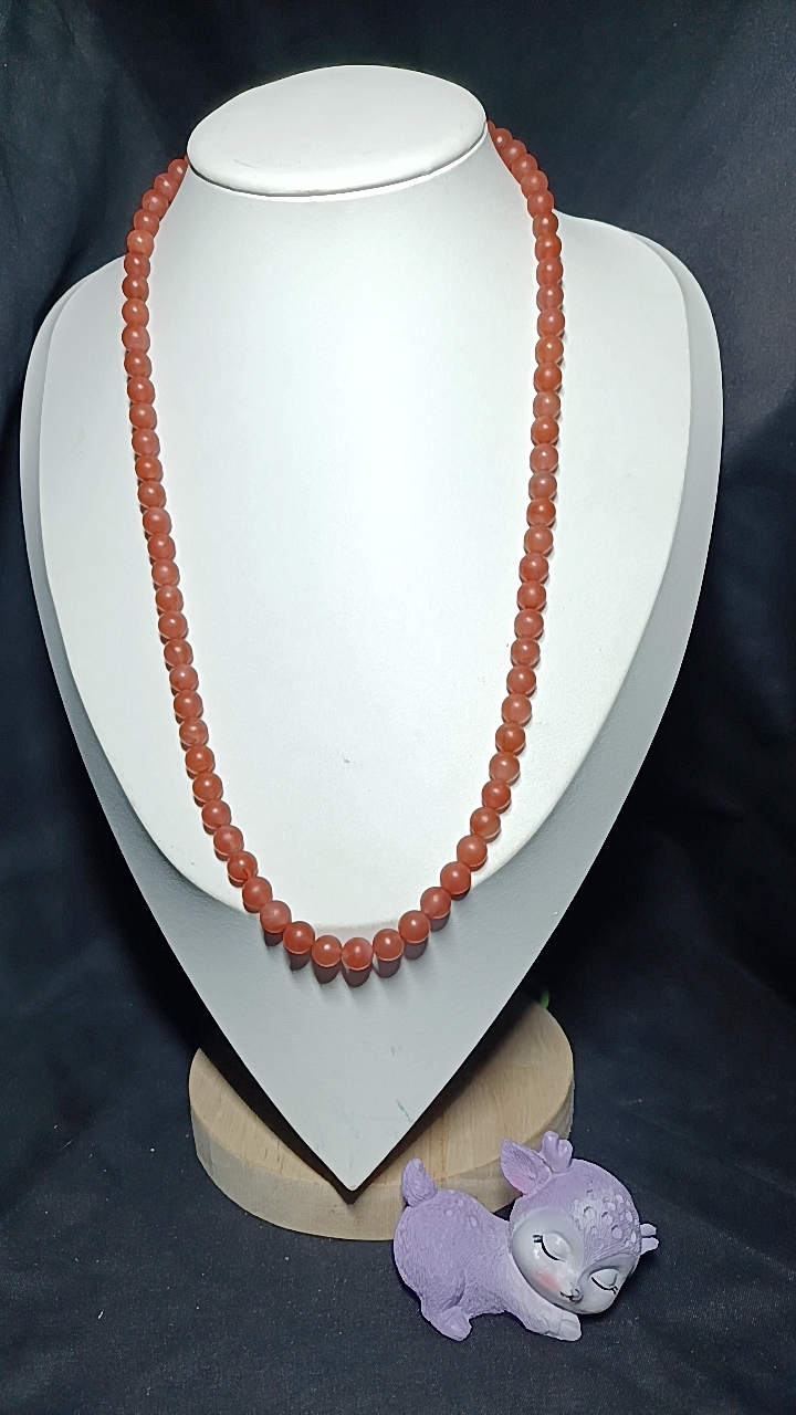 原创设计  主图款 卡6.9+天然南红项链  52cm