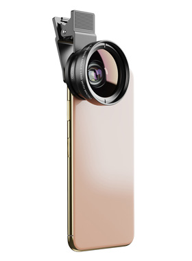 APEXEL 0.45x通用超广角12.5x微距单反特效外置摄像头手机镜头