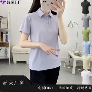 羽毛球网球跑步运动polo衫女夏季男士运动短袖男士健身t恤速干衣