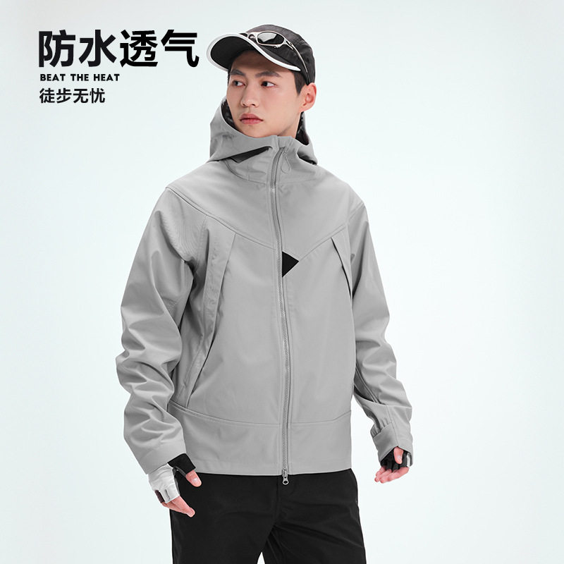 冲锋衣女防风防水男功能夹克户外保暖登山服定制国标软壳冲锋衣