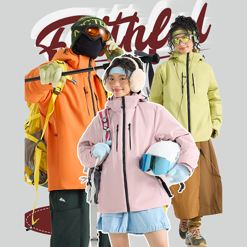 2026新款冲锋衣棉衣男女保暖加厚单层登山服外套石墨烯保暖棉服