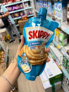 香港制造 顶好牌幼滑花生酱唧唧装290G袋装便携装沙拉蔬菜汉堡酱