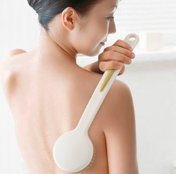 日本aisen弯曲长柄搓背刷沐浴刷