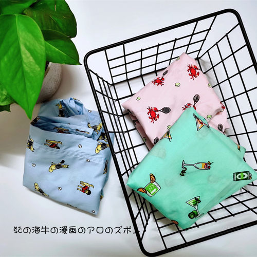 卡通个性印花男女阿罗裤纯棉内裤