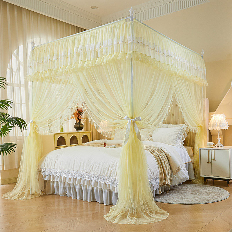 尚尚芊2026公主风落地蚊帐家用蕾丝花边防蚊帐