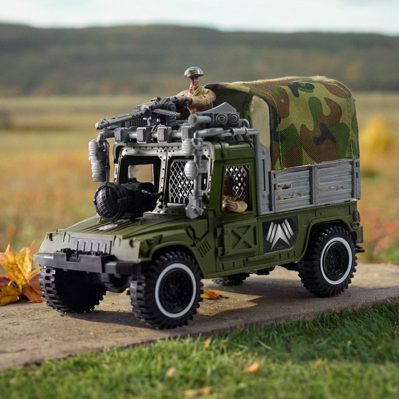 3.75寸 1/18 可动人偶 兵人 载具 悍马 运兵车 运输车