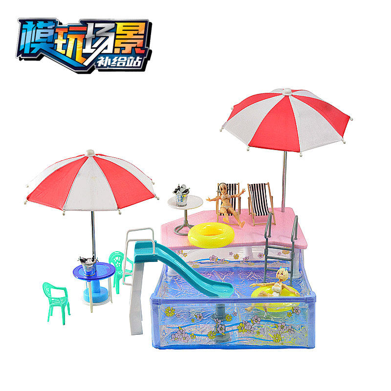 1/12  可动人偶  figma shf  azone 机娘 场景 泳池图片