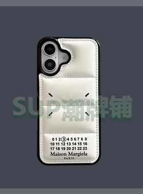 马吉拉个性创意苹果16romax羽绒服iphone16pro男冬季16promax加厚13美式12情侣款15面包11服保暖11手机壳XR/X