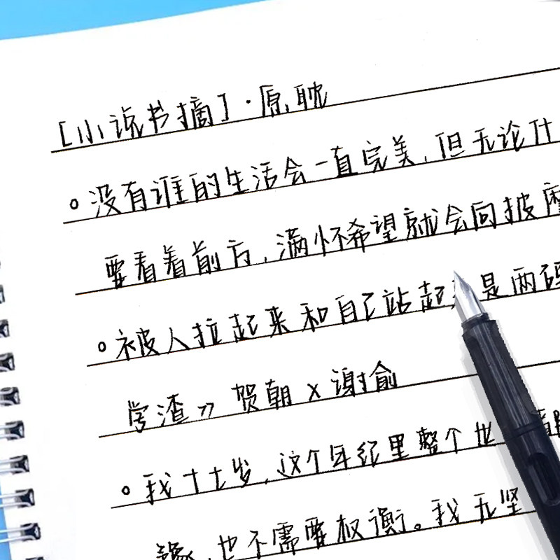 江忍的碗手写字帖女生字体漂亮练字贴楷书行楷行书硬笔临摹中学生