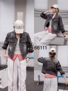 欧货正品2026早春新款时尚百搭气质高雅显瘦设计感牛仔外套上衣女