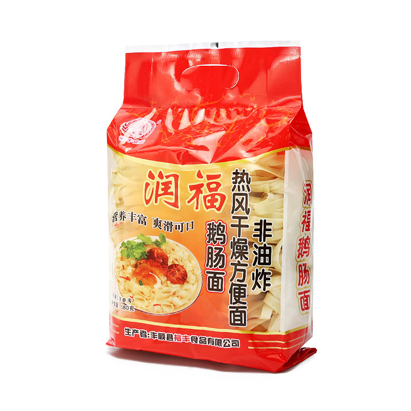 广东省包邮裕丰非油炸鹅肠面580g,汤面,炒面,火锅面 - 小燕粮油副食店出品