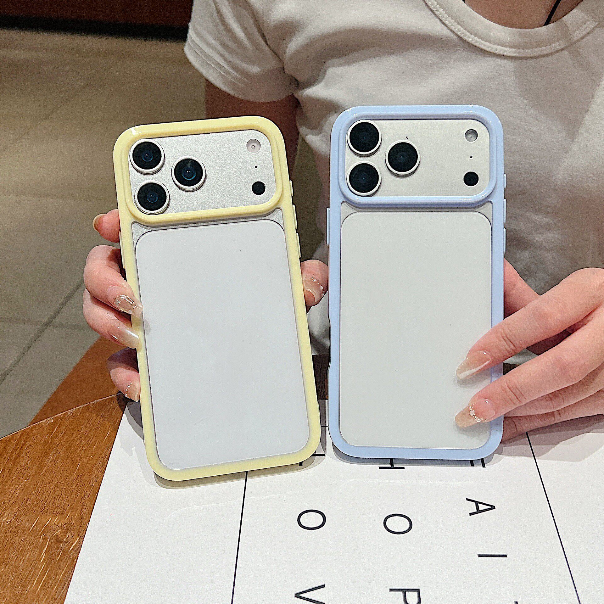 多巴胺糖果色二合一透明壳