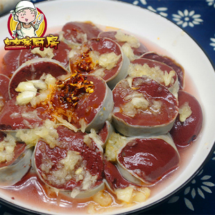 【内黄筲灌肠】大小肠烧灌肠内黄灌肠水灌肠濮阳汤灌肠猪血肠烩菜