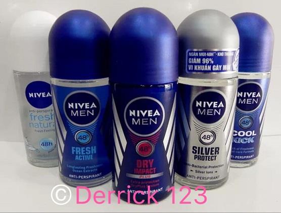 Nivea anti-perspirant roll on deodorant for men/ women 走珠