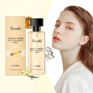 Vanilla Amber Body Fragrance Spray Eau de Toilette Spray Fre