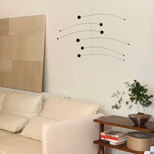 动态平衡挂饰纯手工吊饰工作室摄影基地氛围精灵北欧室内卧室软装