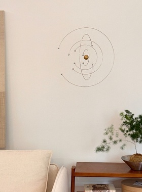 lifestyle室内动态平衡挂饰 宇宙原子空中吊饰悬挂饰品咖啡厅民宿