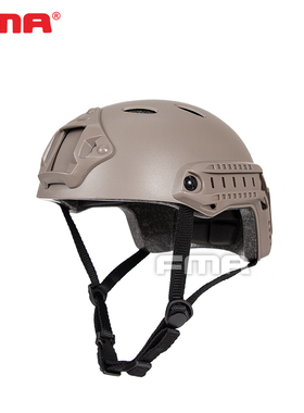 FMA FAST头盔PJ系列带孔透气轻量ABS跳伞骑行登山盔简易版 TB1497