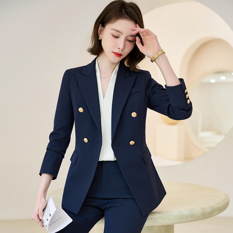 工作服职业气质女秋冬款高端西装套装外套春秋酒店经理行政正装