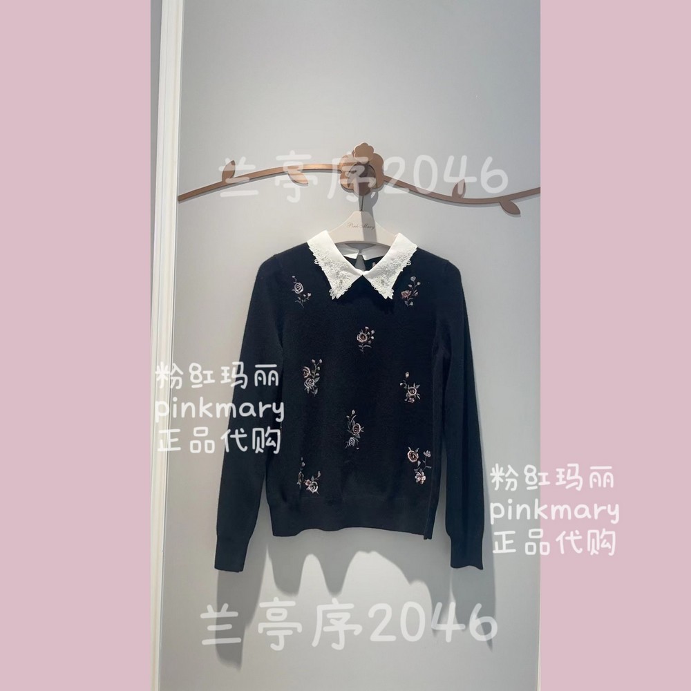 PMAOW8028-88/1680粉红玛丽专柜正品pinkm淑女风2025秋款毛衣内搭