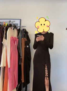 澳洲正品：Misha轻奢黑色礼服连体裙：8码数