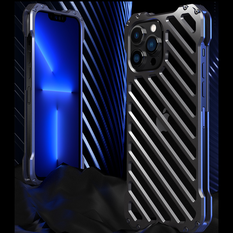 适用于iPhone14金属边框防摔全包