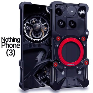 适用于nothing phone3A手机壳phone2a Plus金属防摔边框phone2a个性磨砂外壳商务时尚CMFphone2Pro保护套潮男