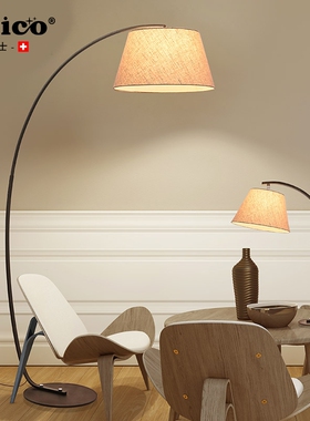 JOICO瑞士落地灯客厅高级感沙发旁边创意钓鱼灯氛围轻奢立式台灯