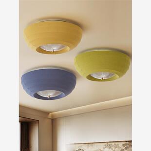 马卡龙彩色美式 简约房间灯覆古现代简约儿童房间书房灯