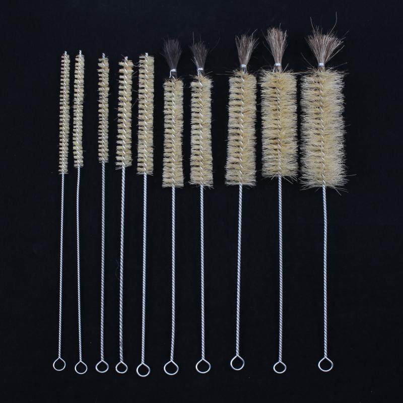 猪毛管刷/猪毛试管刷/内孔刷/管道清洁刷/猪毛圆刷 规格齐全