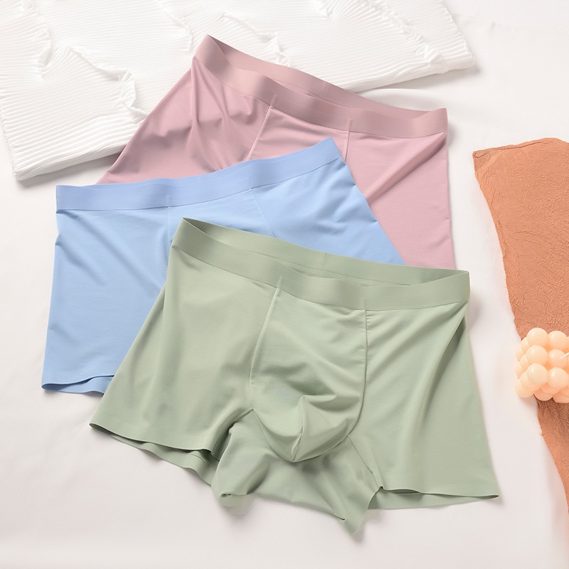 80支兰精莫代尔蚕丝抗菌男士内裤