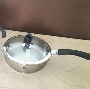 德国双立人24cm TWIN I.V.I煎炒锅平底锅无涂层不粘锅厨具