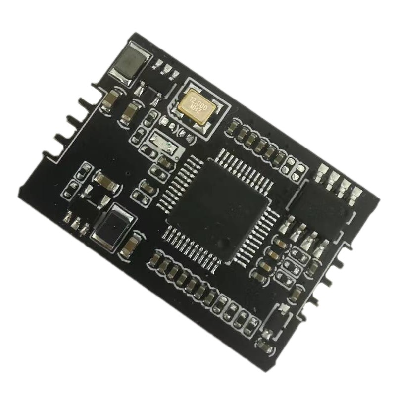 邮票孔定制AV信号转数字USB摄像头模块CVBS转USB模组UVC免驱linux