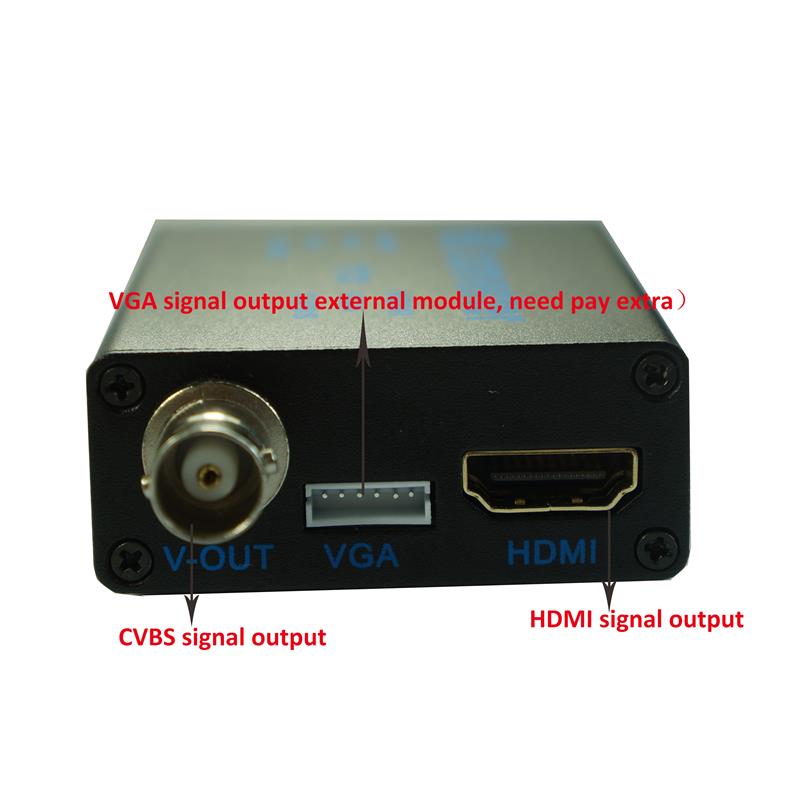 AHD/TVI/CVI转HDMI高清转换器 CVBS同轴监控视频信号摄像机1080p