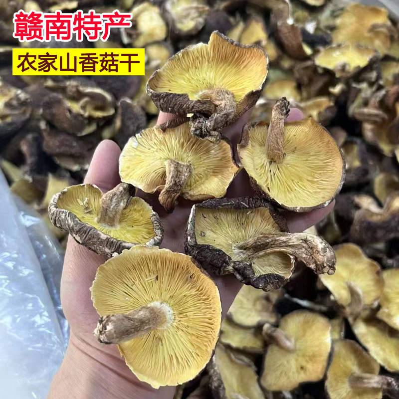 农家炭烤小山香菇干江西赣南深山采摘干货椴木香菇干月子煲汤用