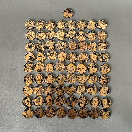 宝可梦集换式卡牌游戏简体中文版151硬币第一弹 金色银色蓝色硬币