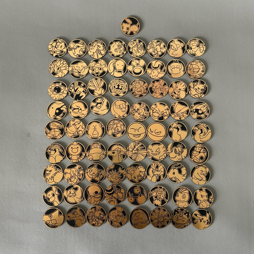 宝可梦收集啦151硬币金银蓝色