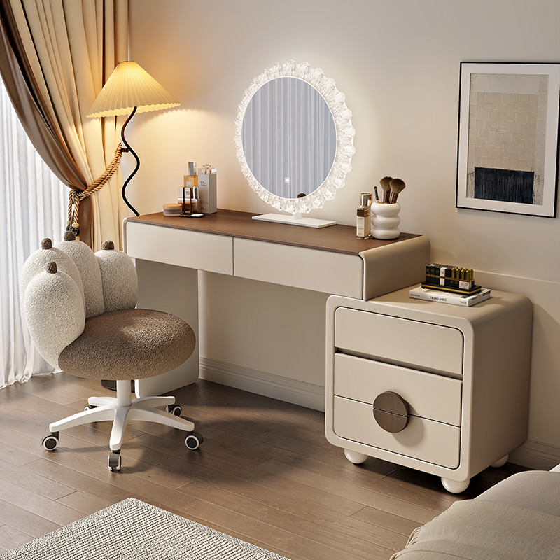 新款小户型实木现代简约梳妆台