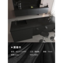 柜电视柜餐边柜茶几台面 现代简约木纹岩板台面定制异形餐桌面板鞋