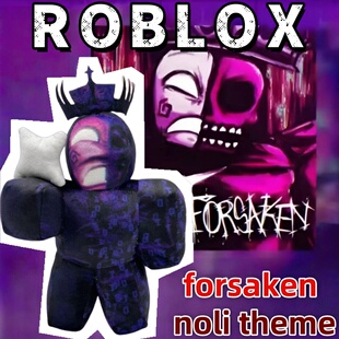 新款Roblox Forsaken  noli 毛绒玩具游戏周边桌面玩偶儿童礼物
