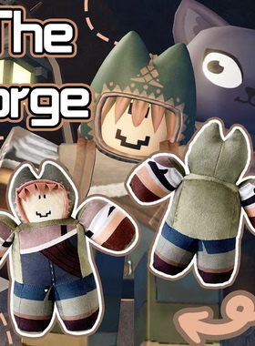 roblox新款The forge Tomo's Cat毛绒玩具探索者托莫tomo公仔礼物