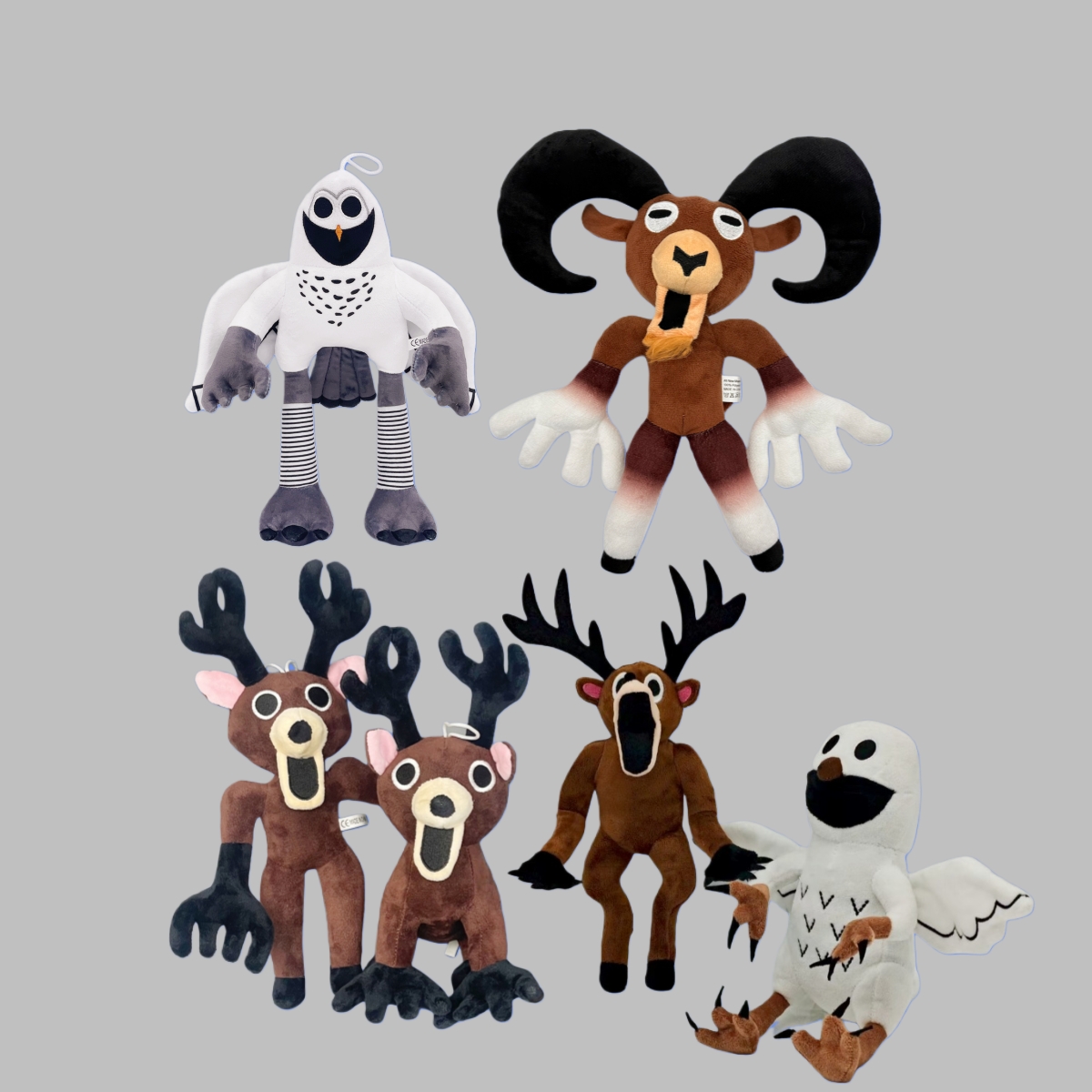 新款Roblox 99 Nights in the Forest鹿毛绒玩具羊公仔儿童礼物