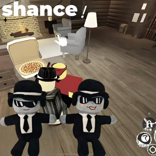 新款超萌Chance Plush游戏周边Roblox卡通毛绒玩具公仔玩偶娃娃