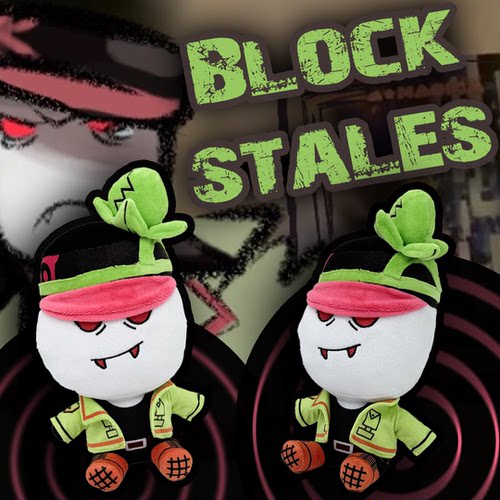 现货roblox方块故事Blocktales公仔礼物破坏者griefer毛绒玩具