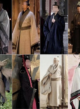 大秦赋帝国之天下同款影视古装秦汉君主帝王大臣汉服棉麻演出服装