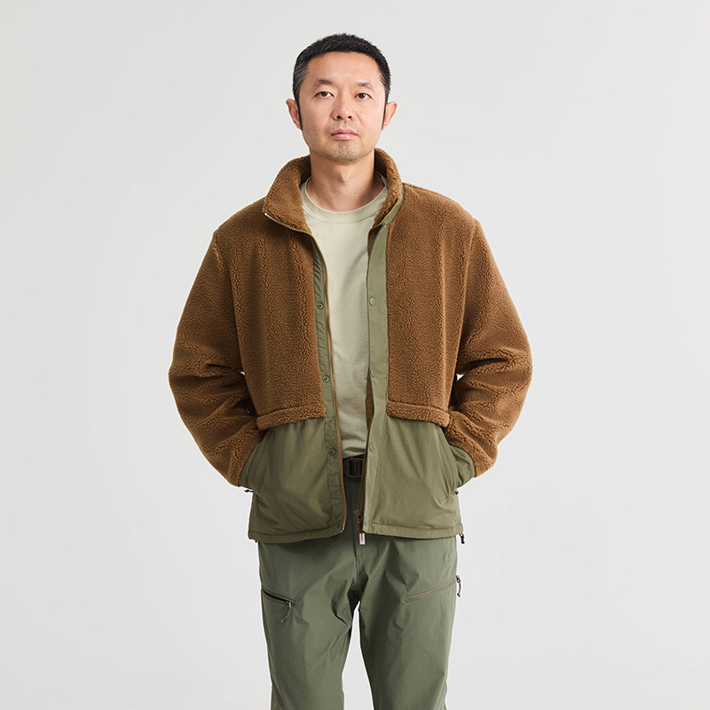 隐者山之道男女款抓绒保暖棉服